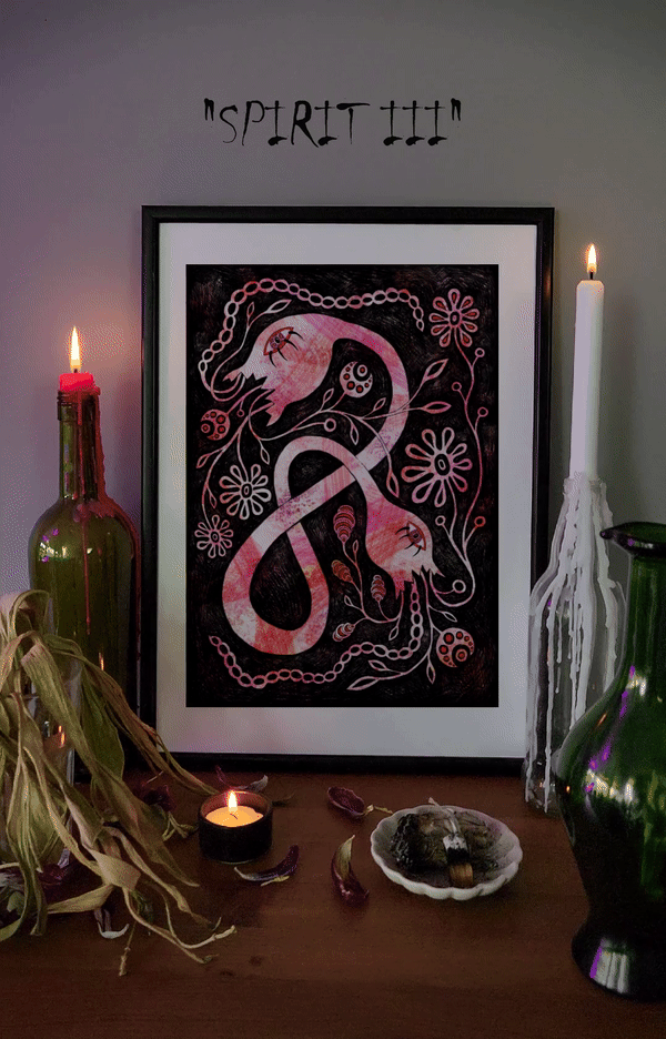 Póster de arte fantástico de "Spirit III"