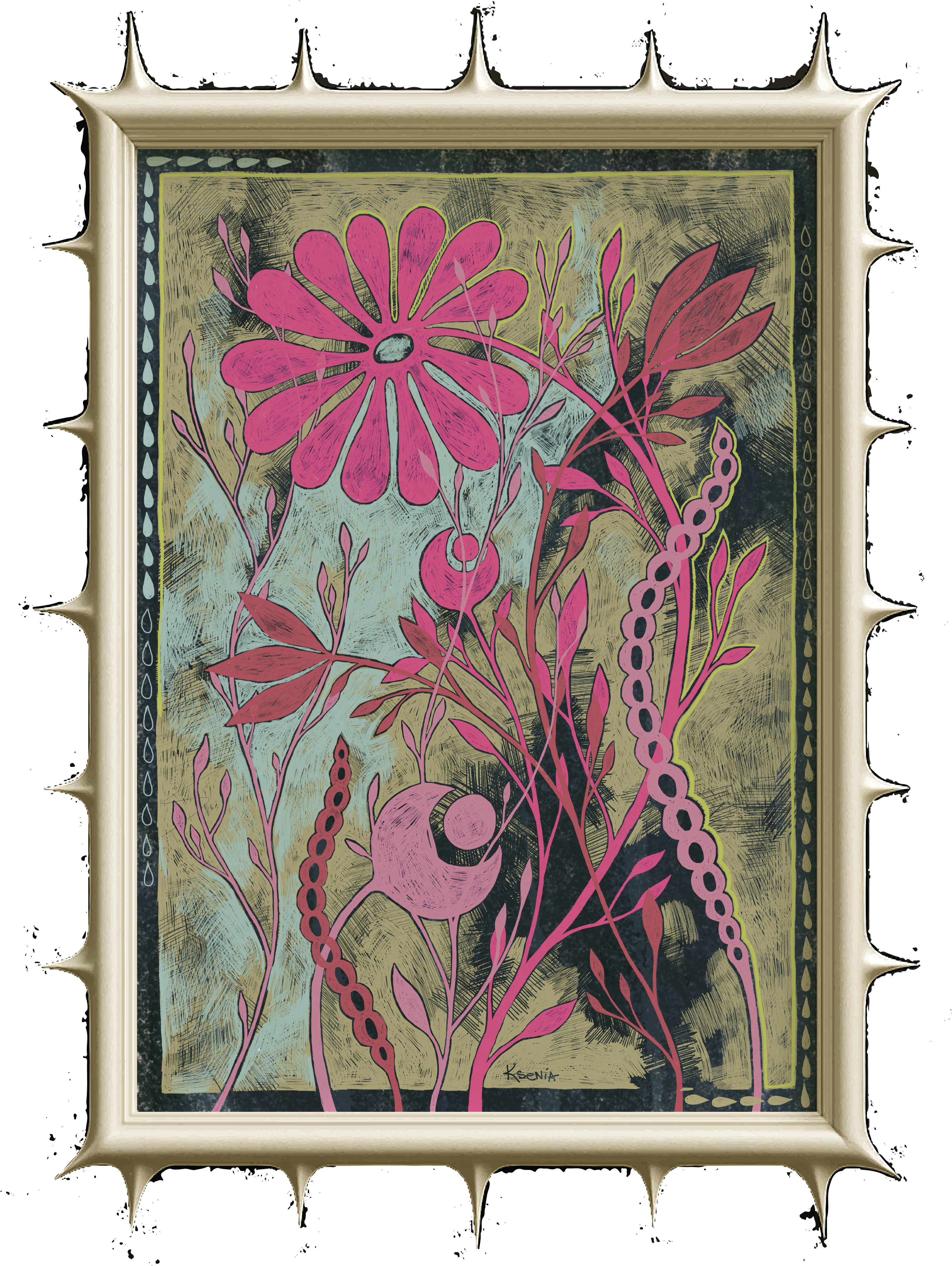 Floral Wall Art Poster 