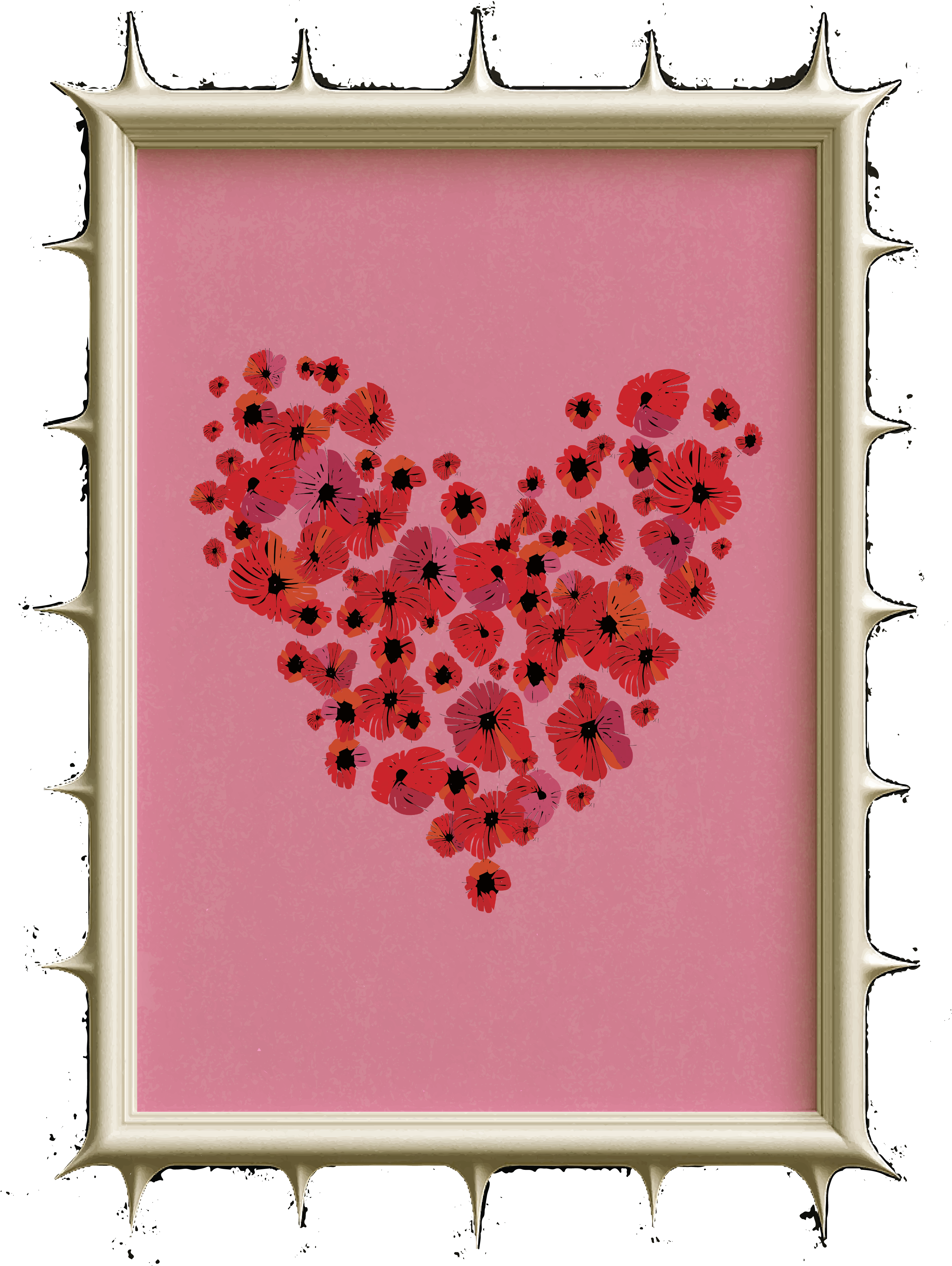 Heart Wall Art Poster 
