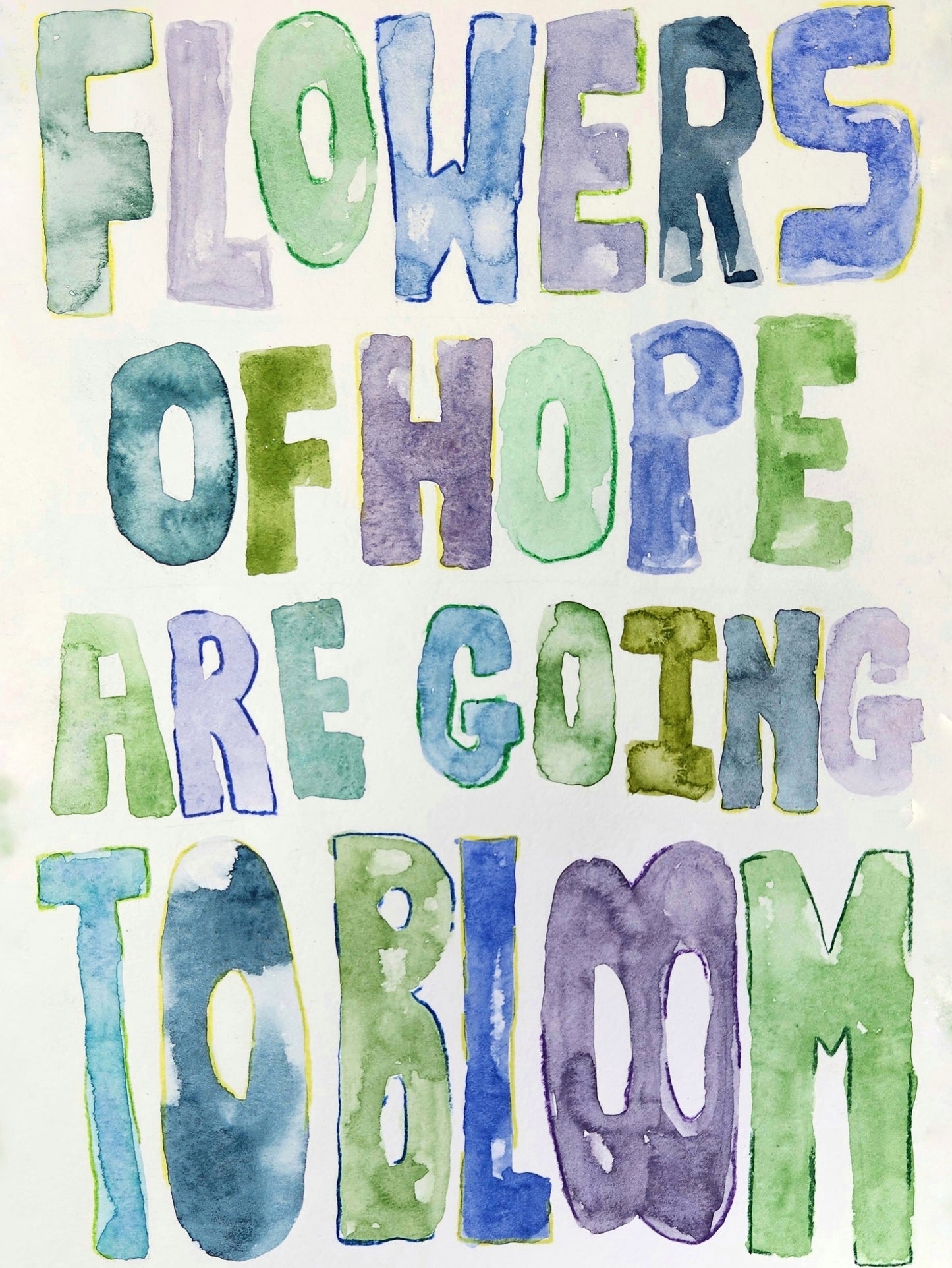 FLOWERS OF HOPE ARE GOING TO BLOOM