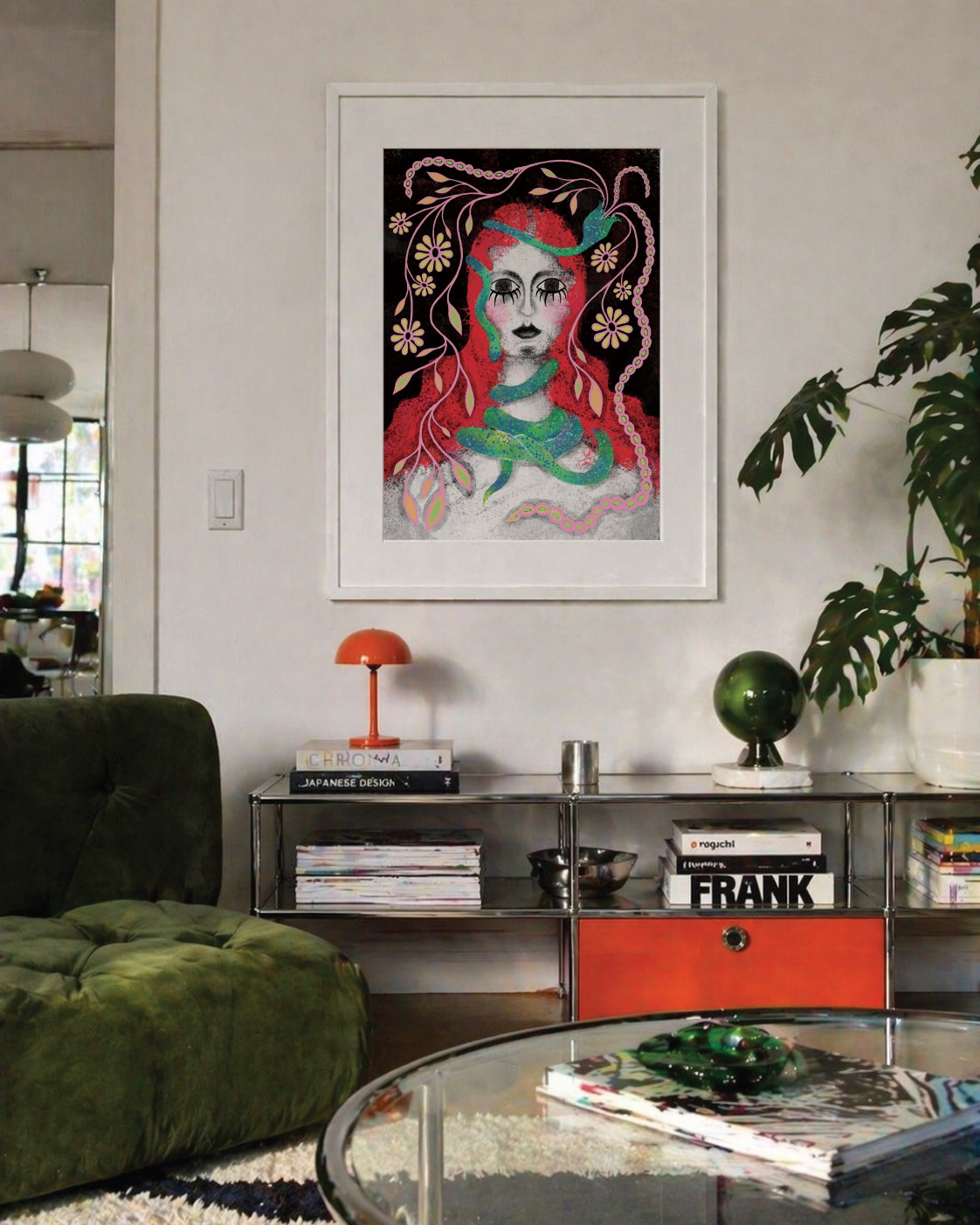 Portrait Art Poster "ALREADY SEDUCED"