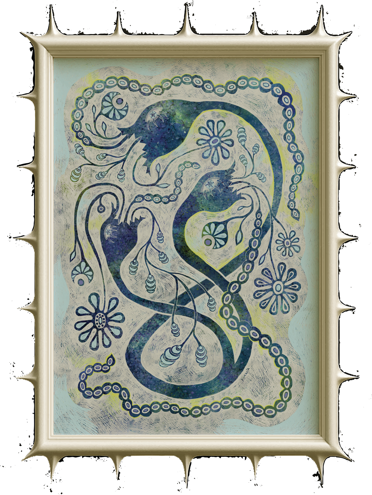 Fantasy Art Poster "SPIRIT OF LIGHT"