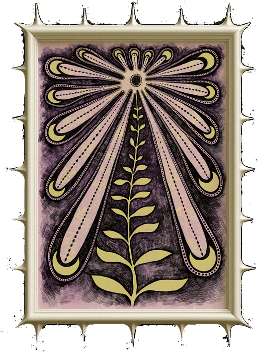 Floral Art Poster "BLOSSOM"