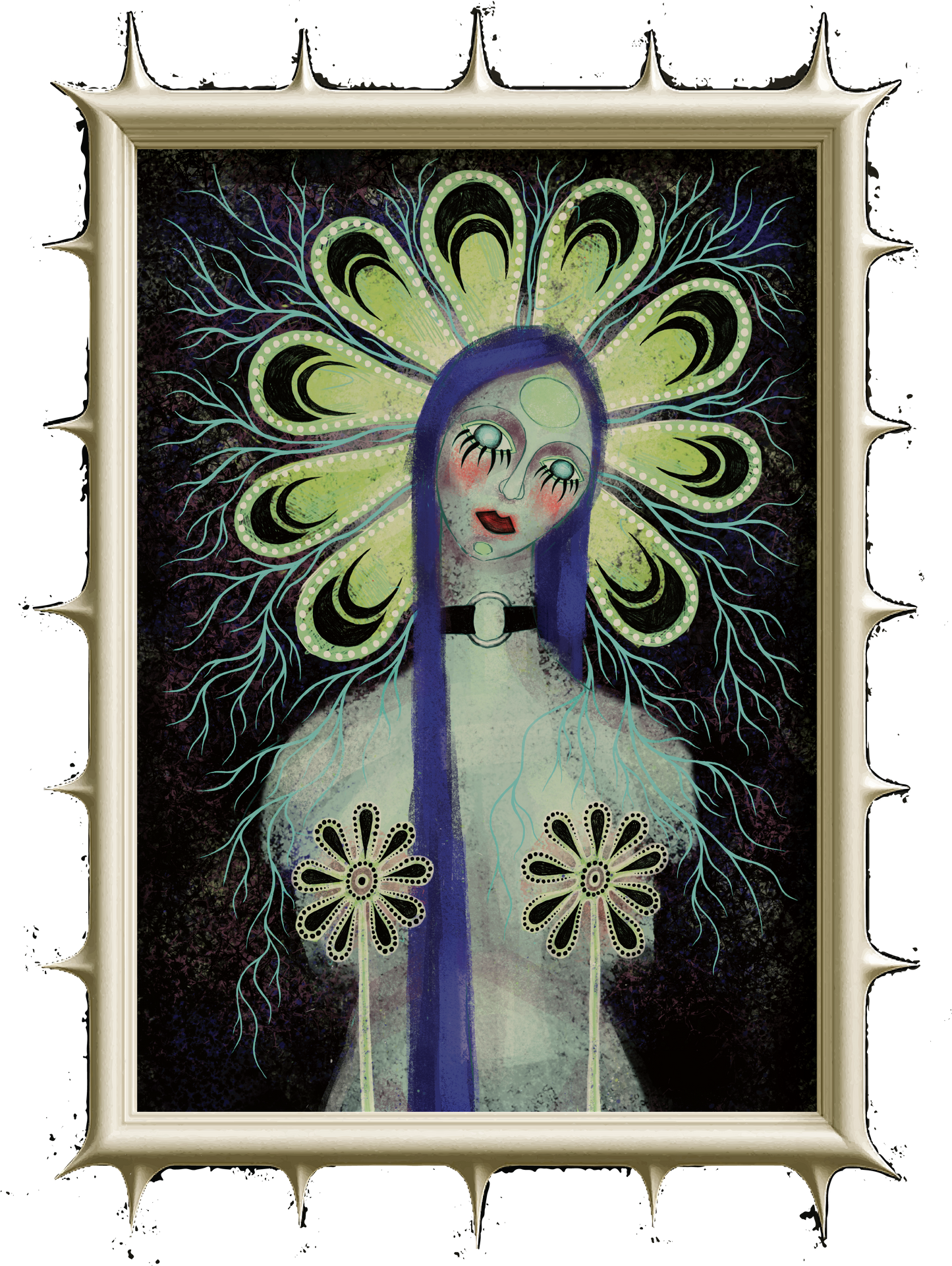 Fantasy Portrait Art Poster "SINNER"