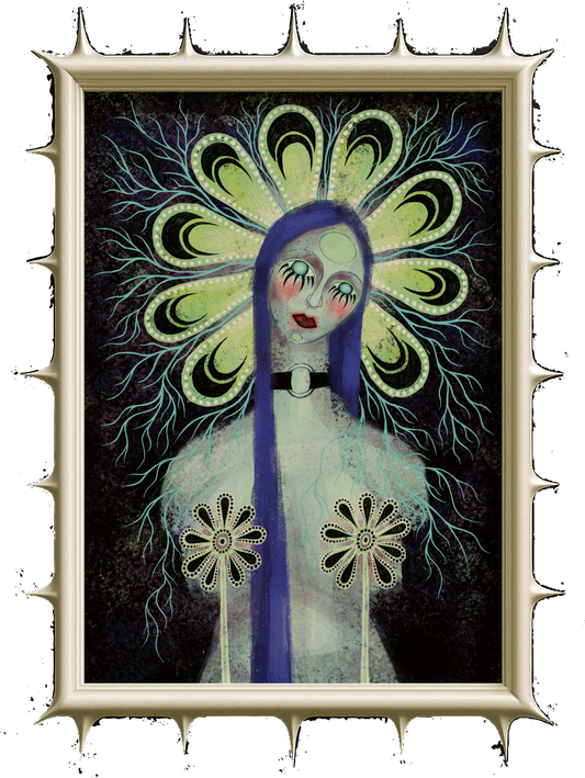 Fantasy Portrait Art Poster "SINNER"