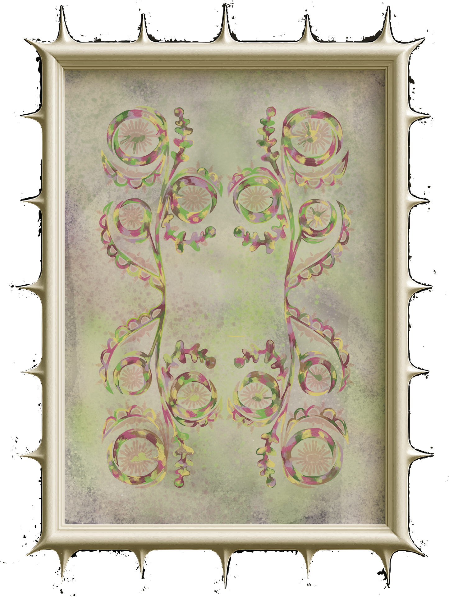 Abstract Art Poster "SYNCHRONIC VIBRATION"