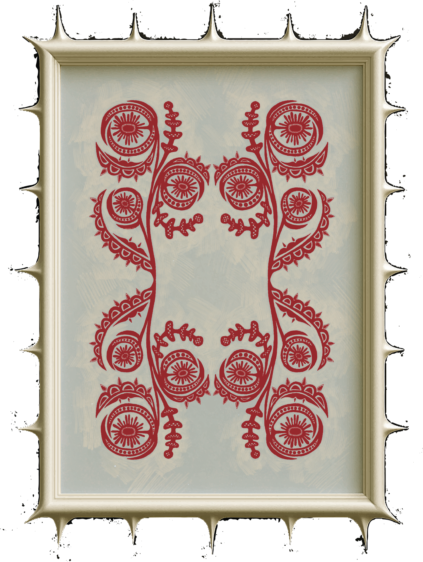 Poster astratto da parete "BIRTH MARK"