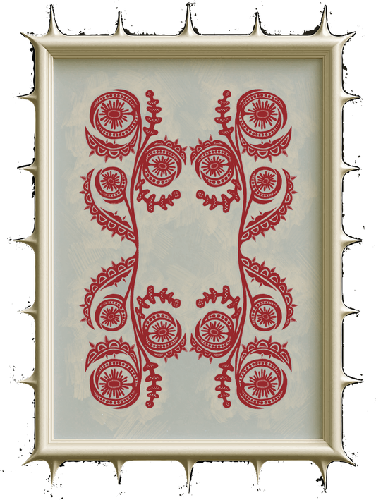 Poster astratto da parete "BIRTH MARK"